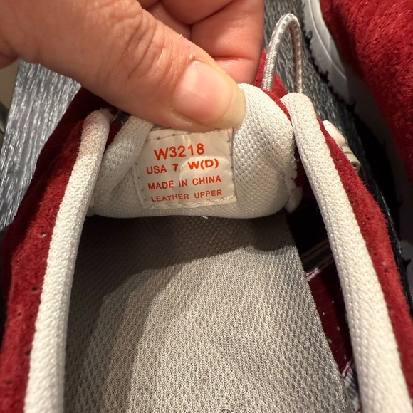 Propét Womens Travel Walker Soft Suede Old Brick color - Picture 8 of 10